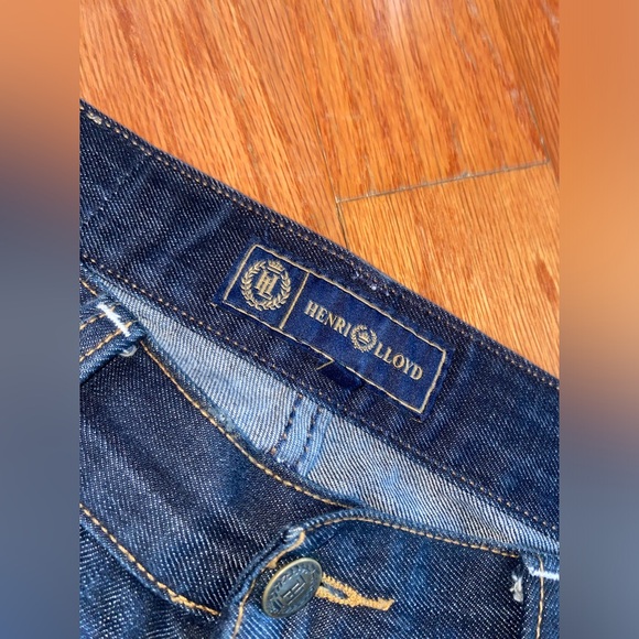 Like New Mens Designer Henri Lloyd Signature Jeans Pants Dark Denim - Picture 4 of 6